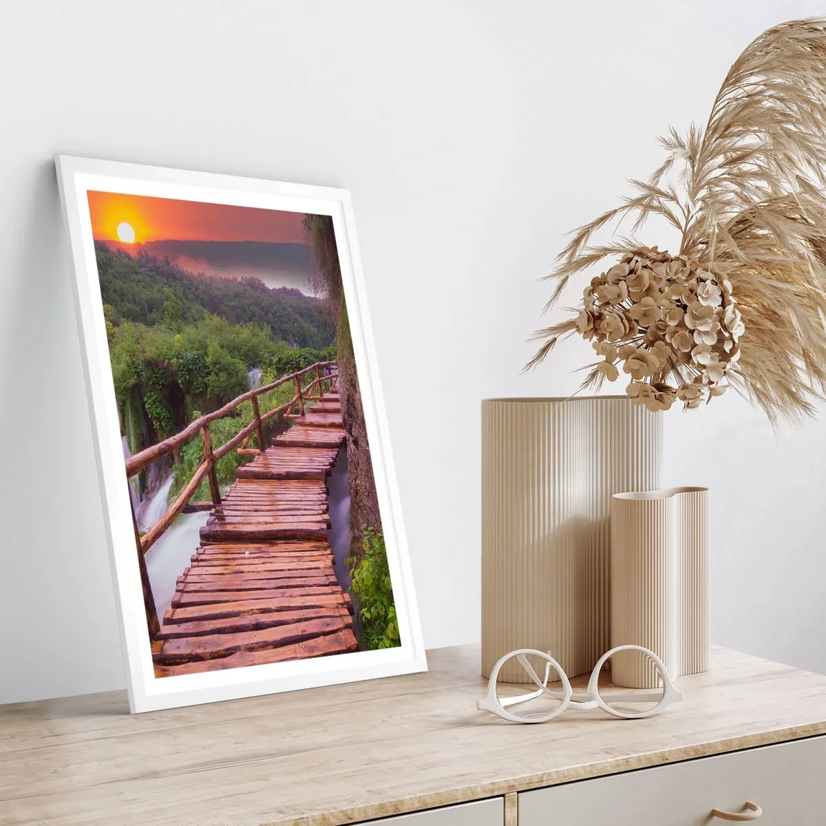 Poster in een witte lijst - Ongelooflijke schoonheid - 70x100 cm