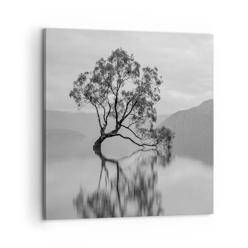 Schilderen op canvas - Er is zo'n land - 60x60 cm