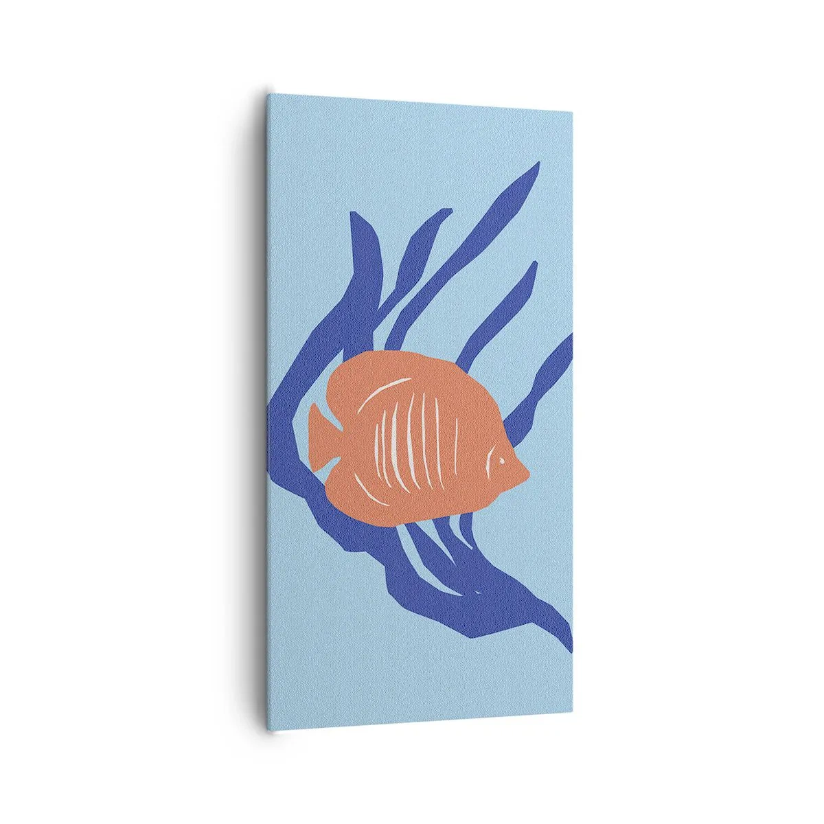 Schilderen op canvas - Bewoonster van koraalwateren - 65x120 cm