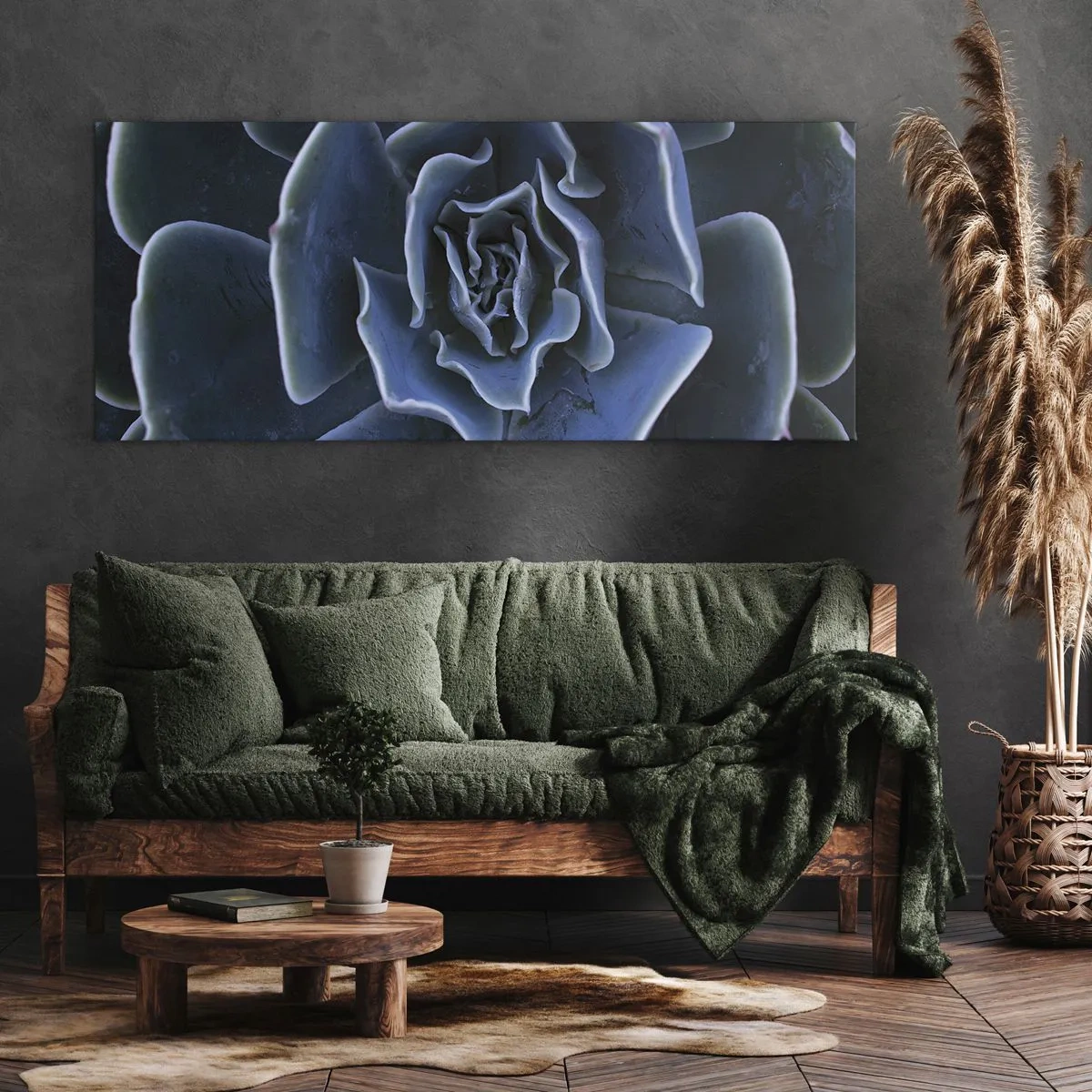 Schilderen op canvas - Woestijn bloem - 100x40 cm