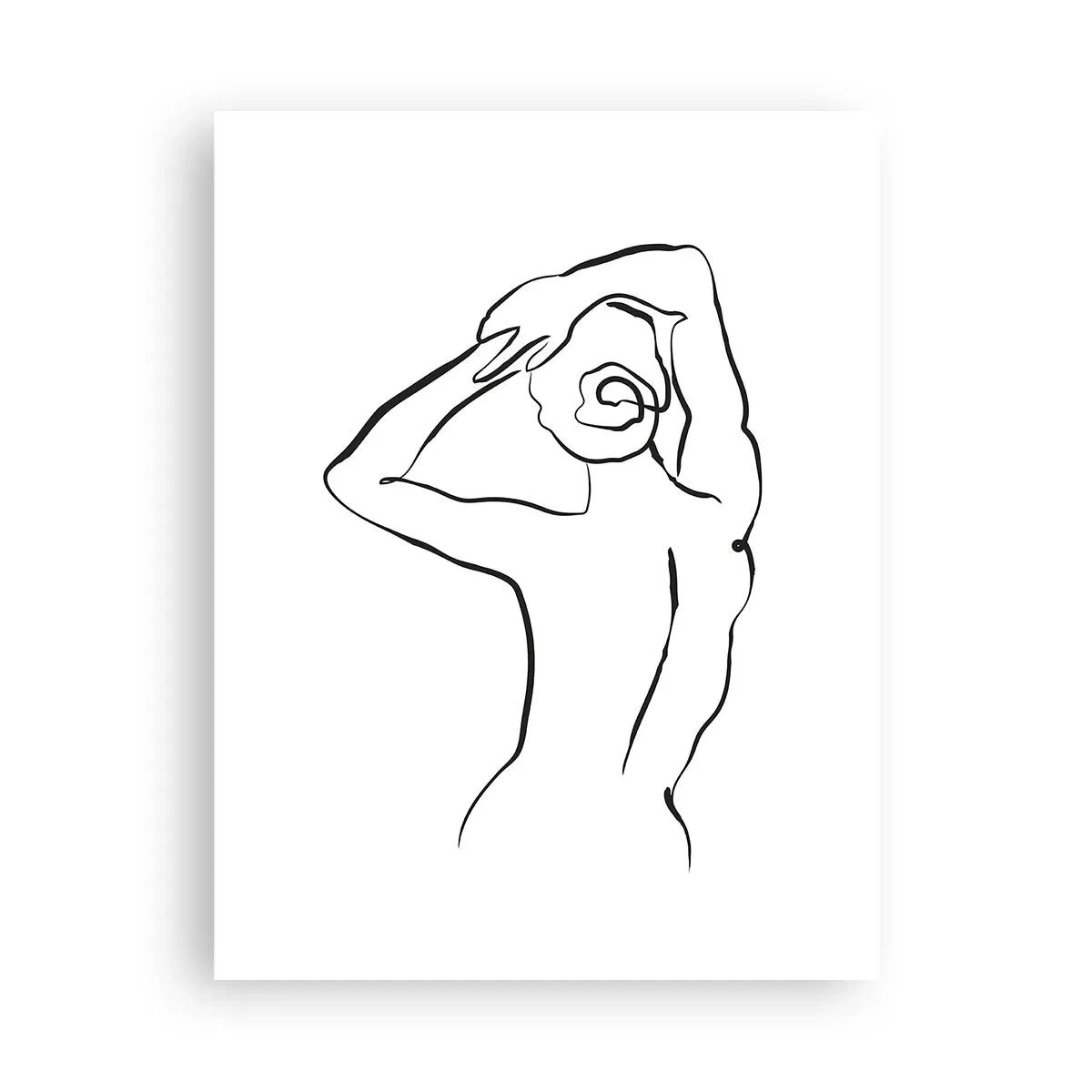 Poster - Naakt in de ochtend - 30x40 cm