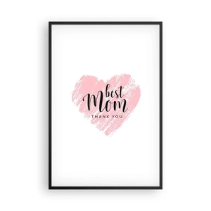 Poster in een zwarte lijst - Altijd het juiste moment - 61x91 cm