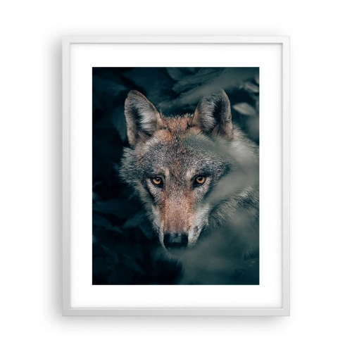 Poster in een witte lijst - Jager - 40x50 cm