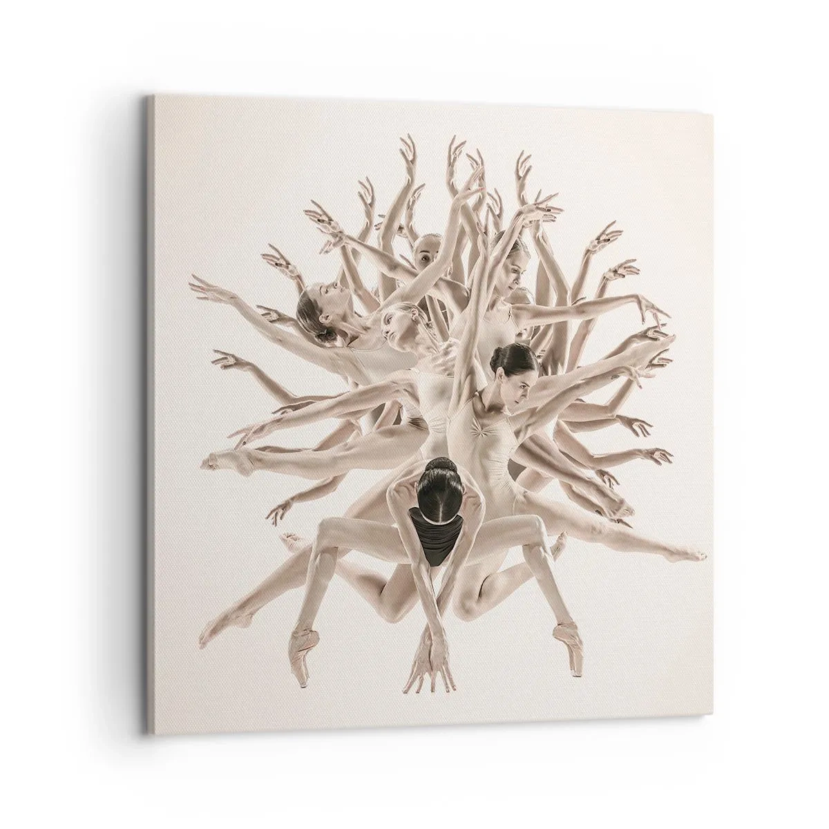 Schilderen op canvas - Bloeiend in dans - 60x60 cm