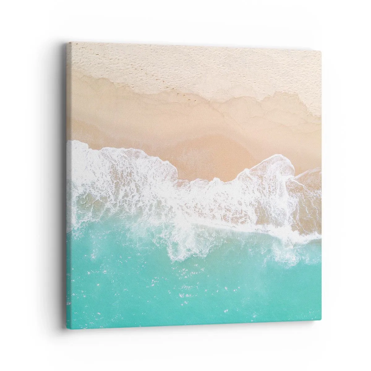 Schilderen op canvas - Een strelende aanraking - 40x40 cm