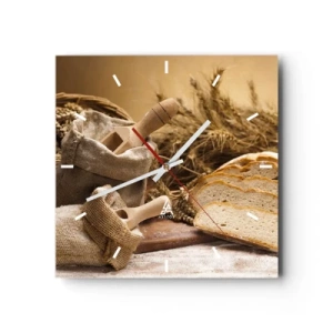 Wandklok - Klok - Alsof met mes gesneden! - 30x30 cm