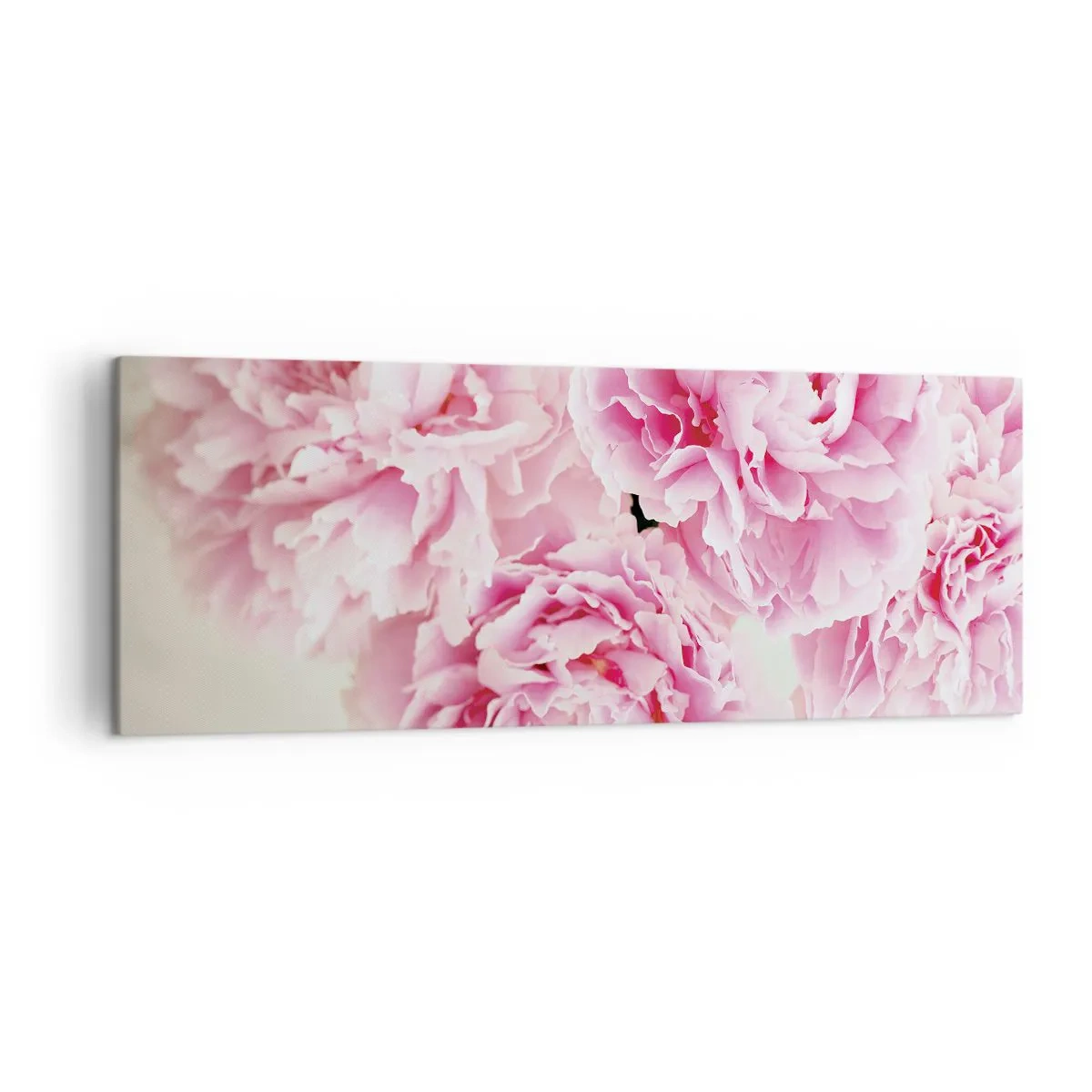Schilderen op canvas - In roze glamour - 140x50 cm