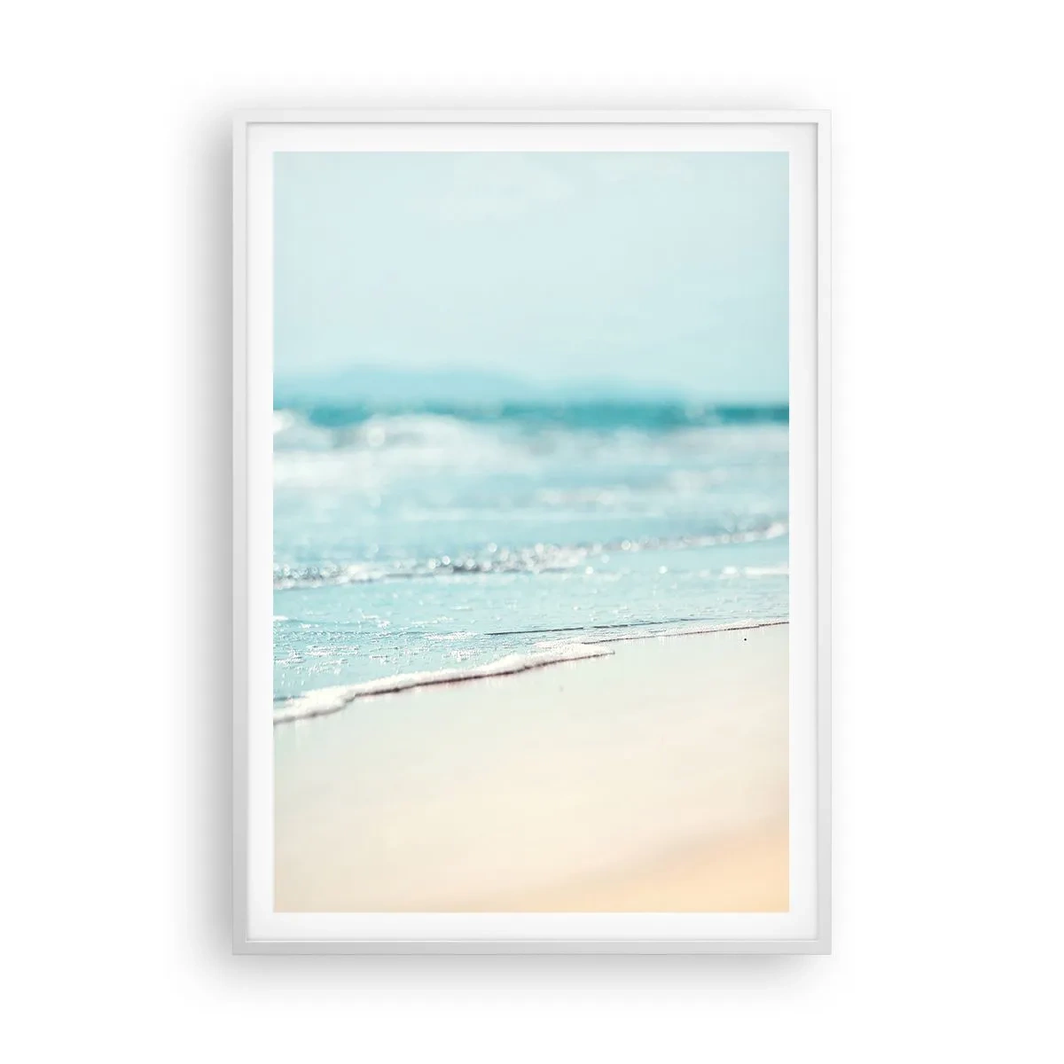 Poster in een witte lijst - Warmte en geluid - 70x100 cm
