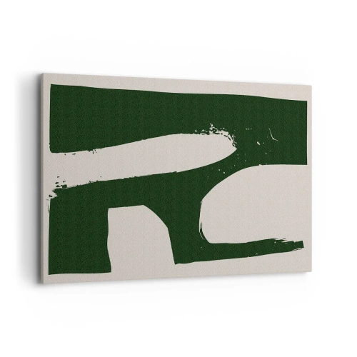 Schilderen op canvas - Baaien van wit - 100x70 cm