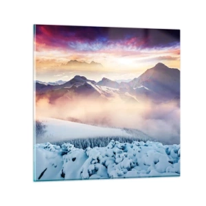 Schilderen op glas - De kracht en puurheid van de natuur - 30x30 cm