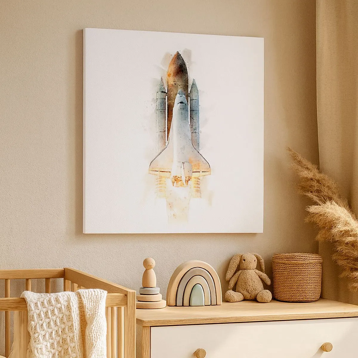 Schilderen op canvas - Ontdekkingsreizigers, aan de slag - 30x30 cm