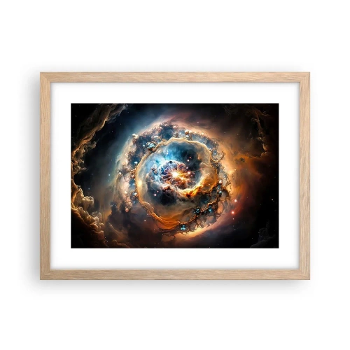 Een poster in een licht eiken lijst - Begin - 40x30 cm