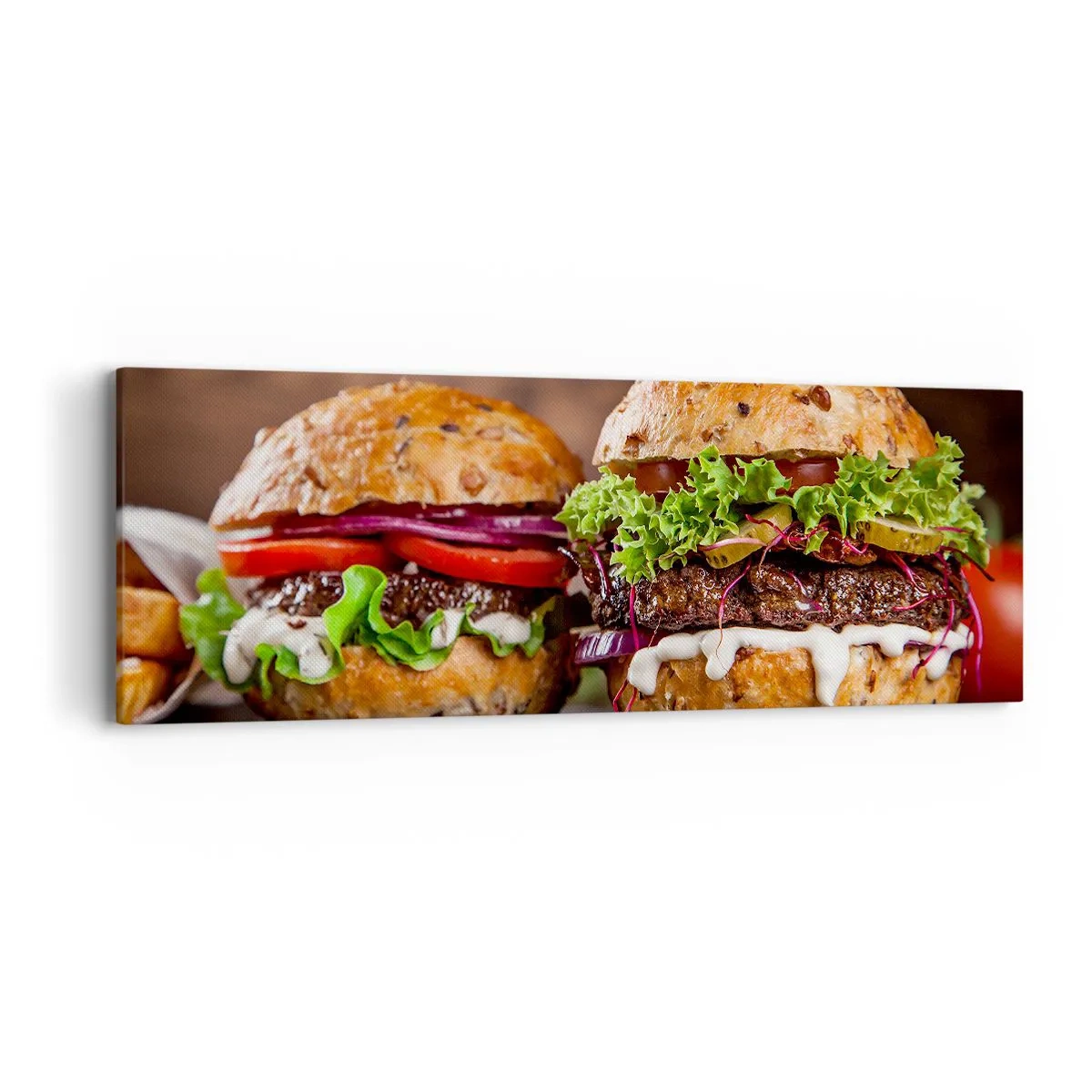 Schilderen op canvas - Amerikaanse droom - 90x30 cm