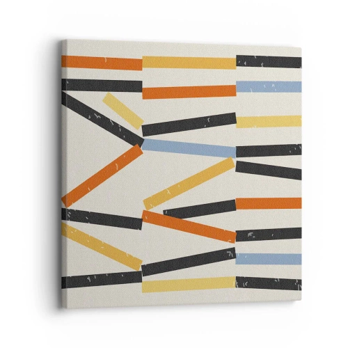 Schilderen op canvas - Compositie op goed niveau - 30x30 cm