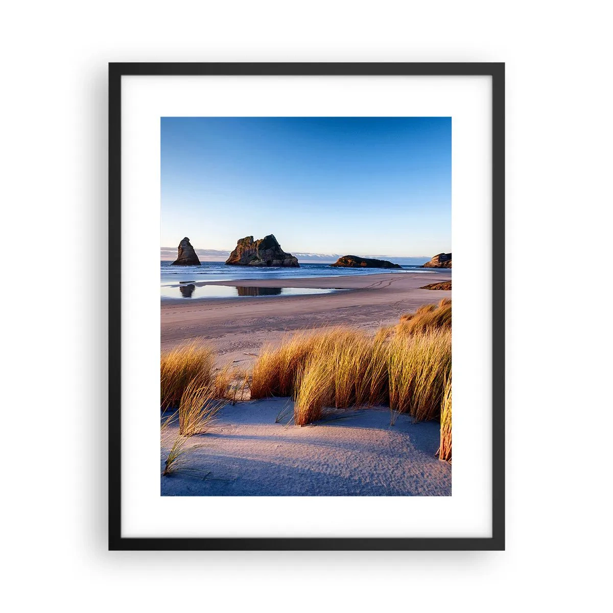 Poster in een zwarte lijst - Voor rustzoekers - 40x50 cm