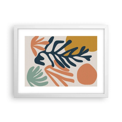 Poster in een witte lijst - Koraalzeeën - 40x30 cm