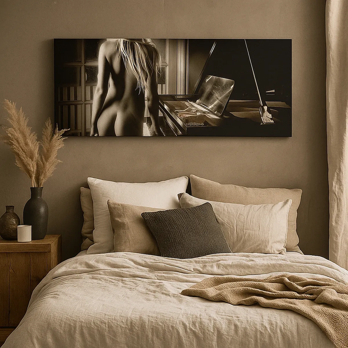 Schilderen op canvas - Perfecte harmonie van de avond - 30x30 cm