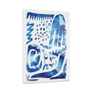 Schilderen op glas - Terug naar de wortels - 50x70 cm