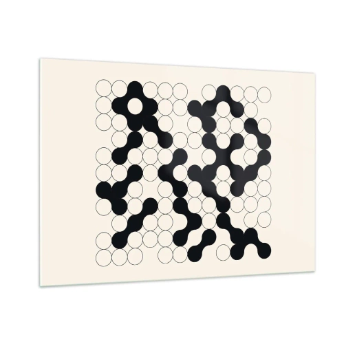 Schilderen op glas - Chinees spel – variatie - 100x70 cm