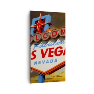 Schilderen op canvas - Voor een glimlach van het lot - 65x120 cm