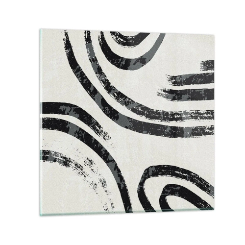 Schilderen op glas - Half gestopt - 30x30 cm