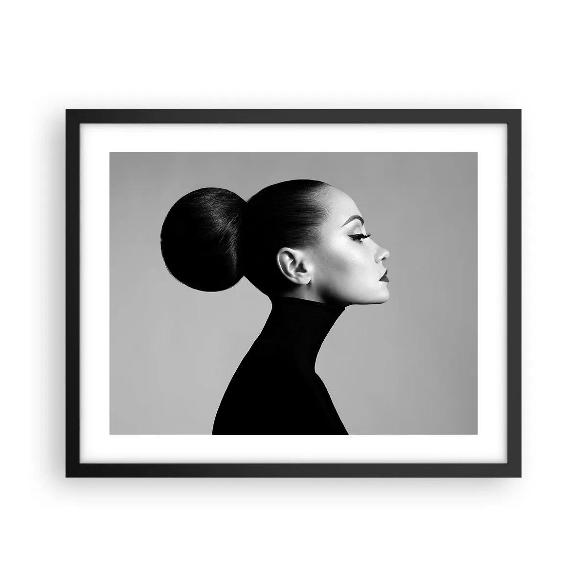 Poster in een zwarte lijst - Moderne Nefertiti - 50x40 cm