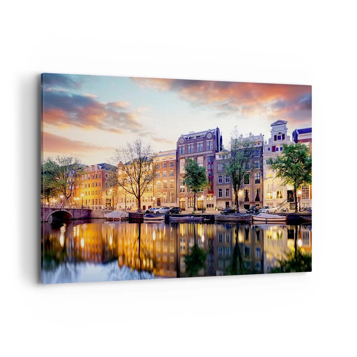 Schilderen op canvas - Ingetogen en serene Nederlandse schoonheid - 120x80 cm