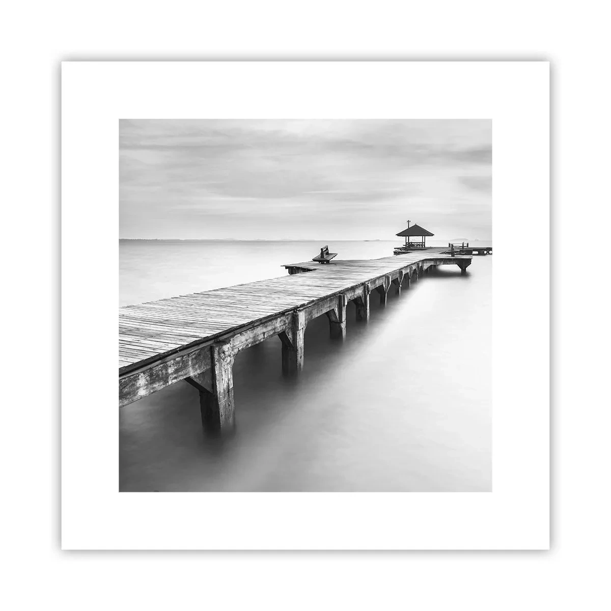 Poster - In de verte - 30x30 cm