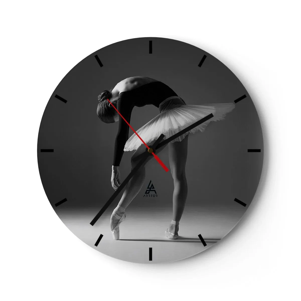 Wandklok - Klok - Bella ballerina - 40x40 cm