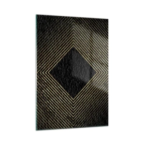 Schilderen op glas - Geometrie in glamoureuze stijl - 50x70 cm