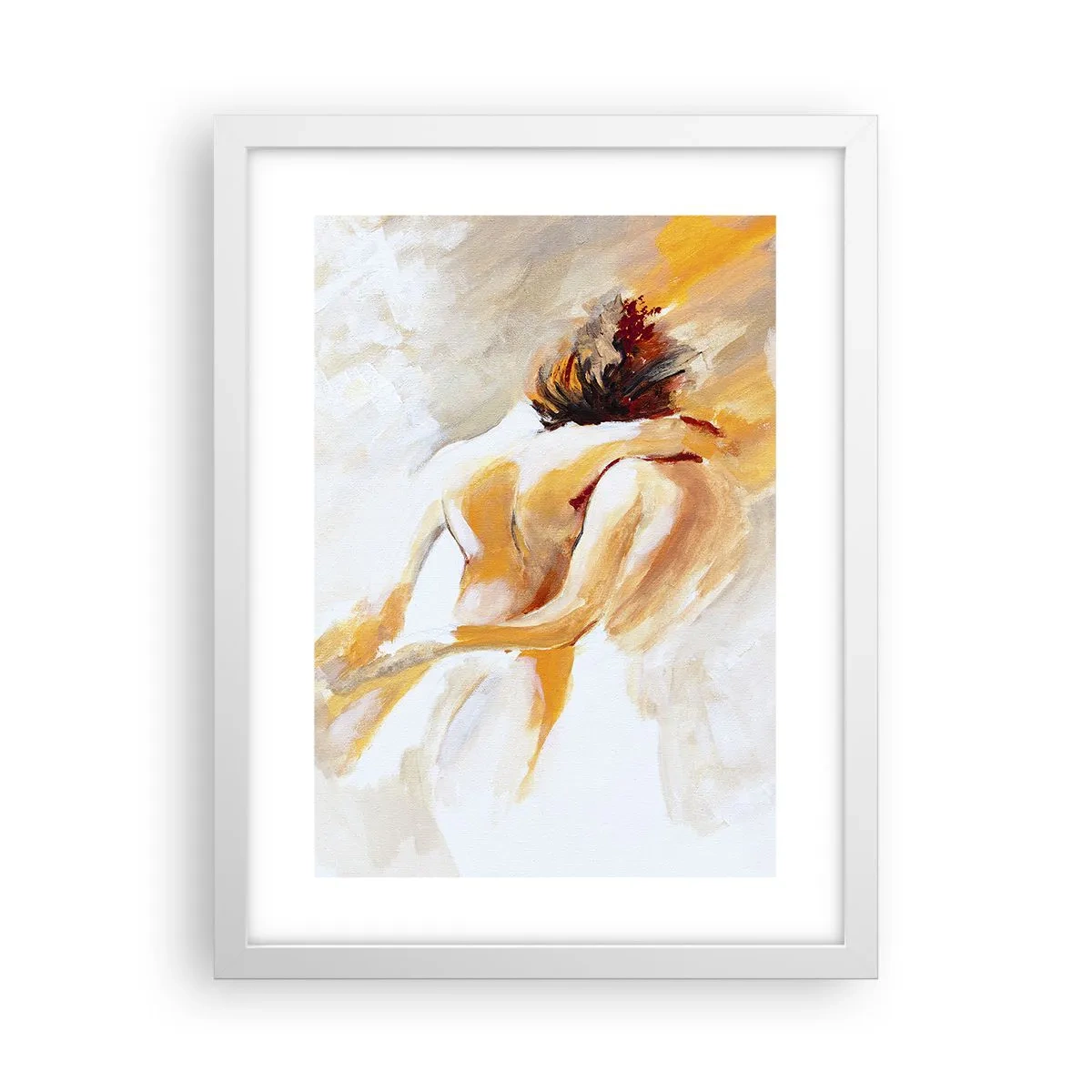 Poster in een witte lijst - In de lucht van nabijheid - 30x40 cm