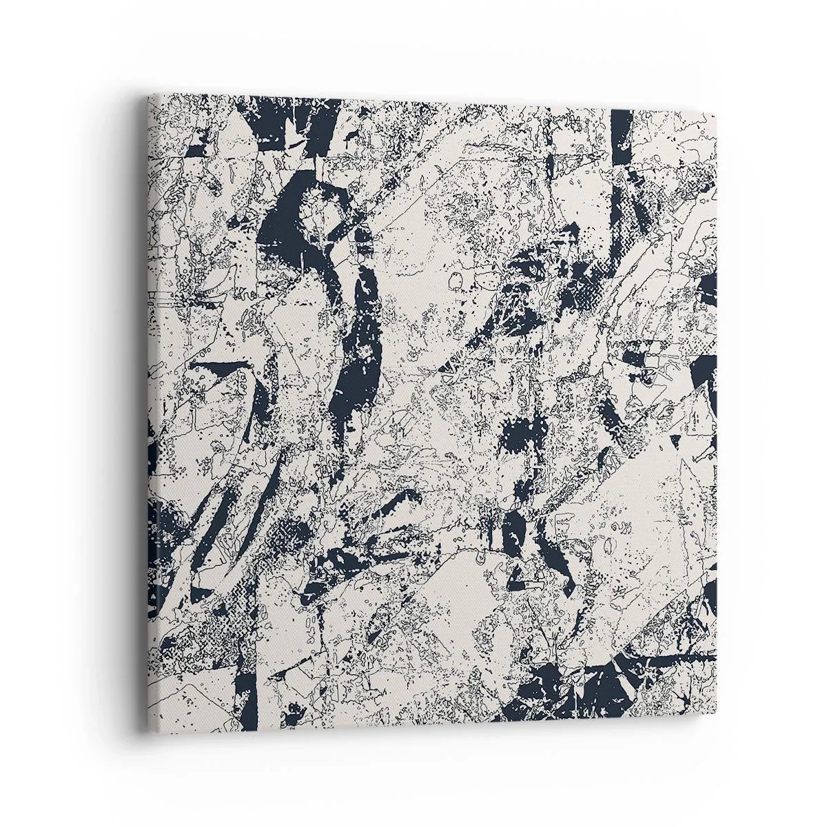 Schilderen op canvas - Interpenetratie van tegenstellingen - 40x40 cm