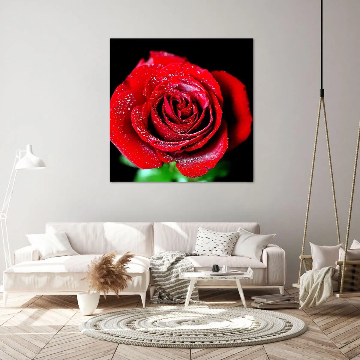 Schilderen op canvas - Dit is liefde - 60x60 cm
