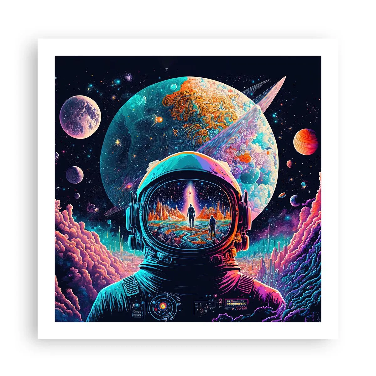 Poster - Filosofen hebben er niet van gedroomd - 60x60 cm