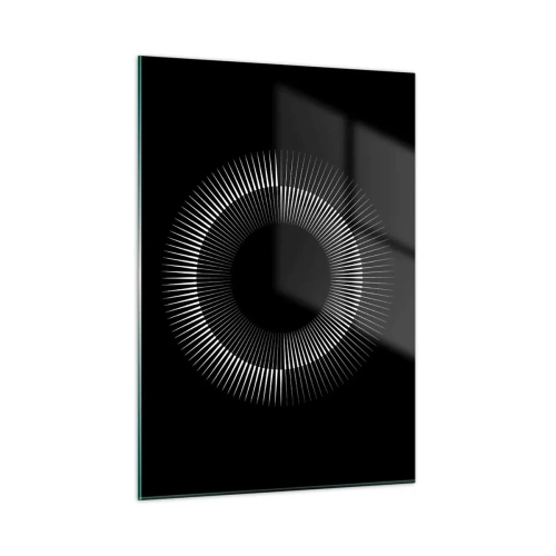 Schilderen op glas - Zwarte zon - 50x70 cm