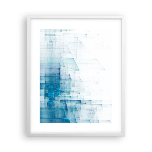 Poster in een witte lijst - Hoe ruimte geworden is - 40x50 cm