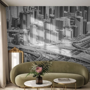Fotobehang op maat Premium Sand - Dubai - de onmogelijke stad - Stad, Architectuur, Metropolis