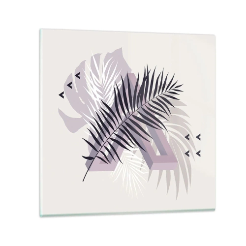 Schilderen op glas - De schaduw van de schaduw - 30x30 cm