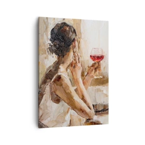 Schilderen op canvas - De smaak van een goed moment - 50x70 cm