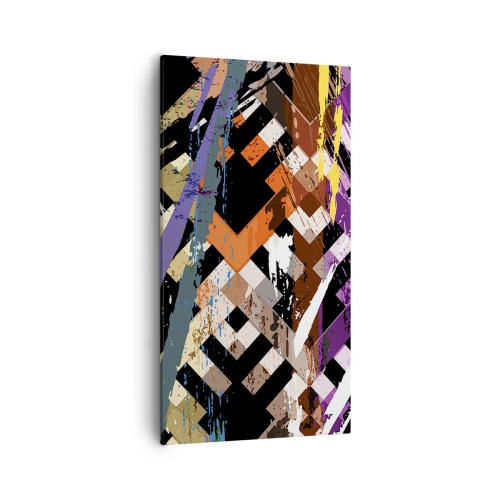 Schilderen op canvas - Tot de tweede macht verheven - 55x100 cm