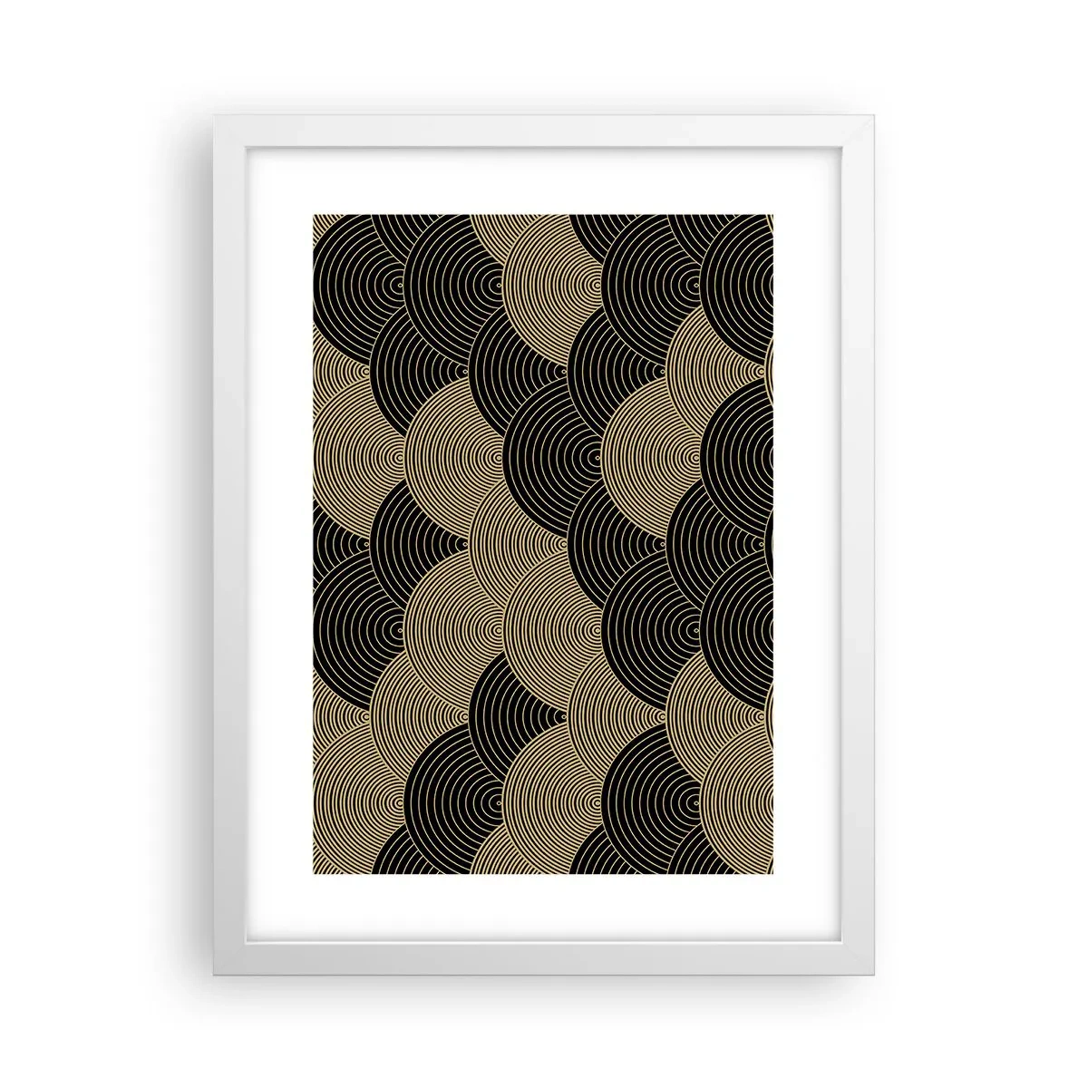 Poster in een witte lijst - Eenheid in veelheid - 30x40 cm