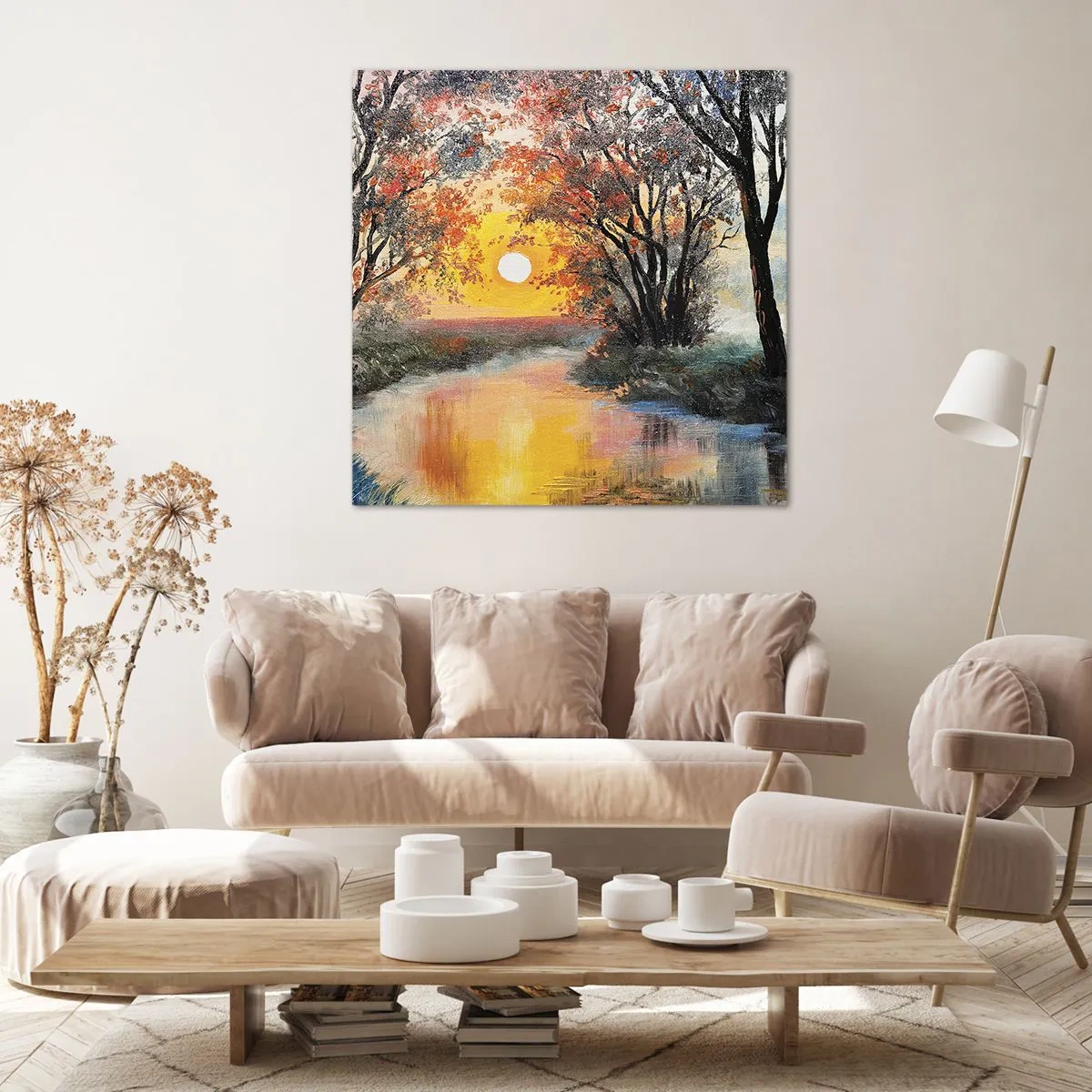 Schilderen op canvas - Herfst vibes - 50x50 cm