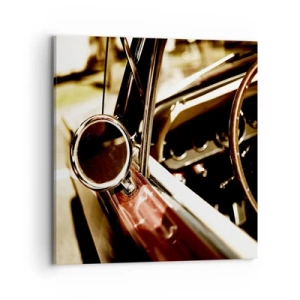 Schilderen op canvas - Een auto met een ziel - 70x70 cm