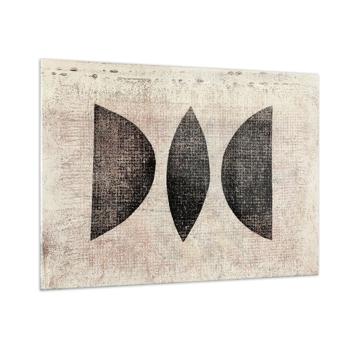 Schilderen op glas - etnische abstractie - 100x70 cm