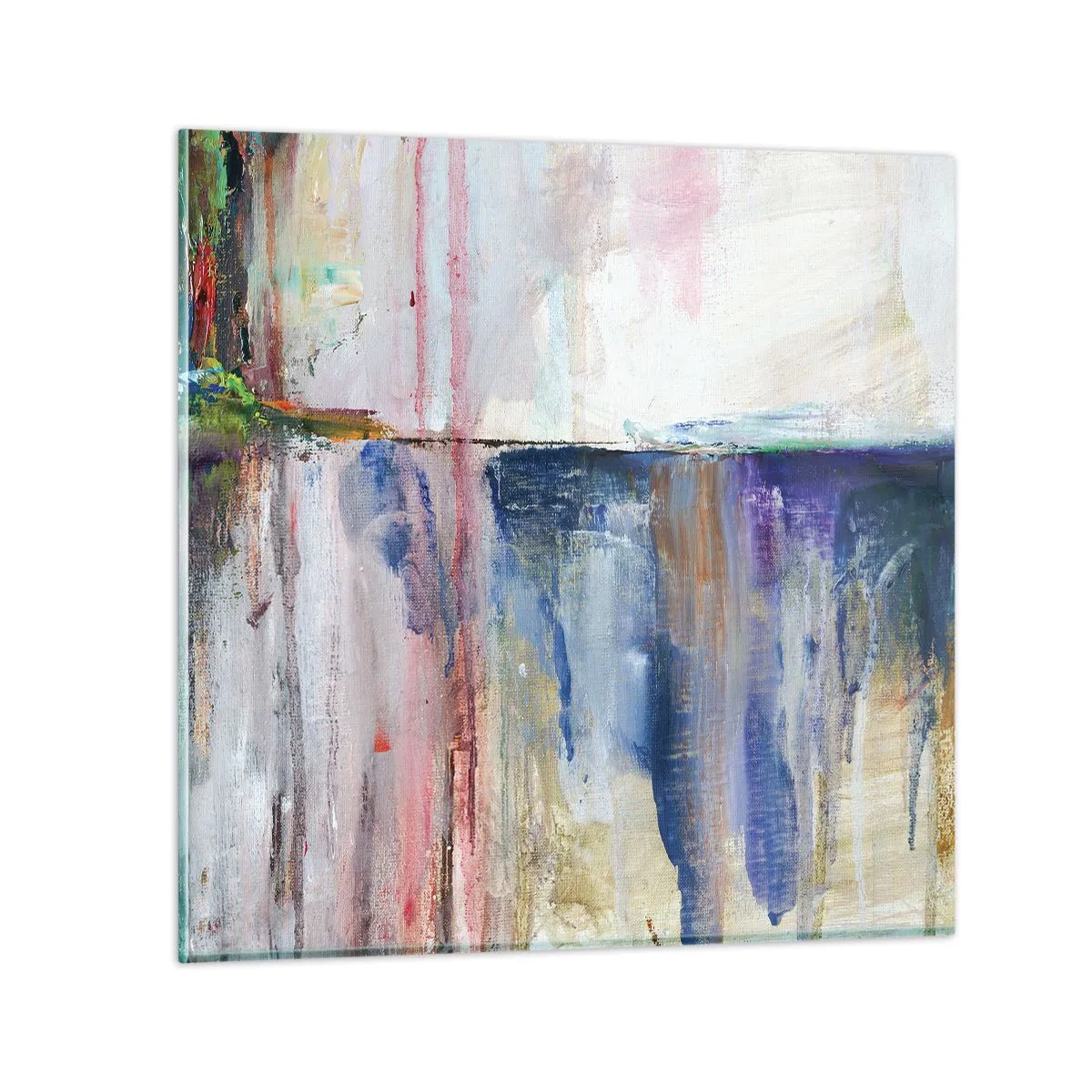 Schilderen op glas - Kleurrijke impressies en associaties - 30x30 cm