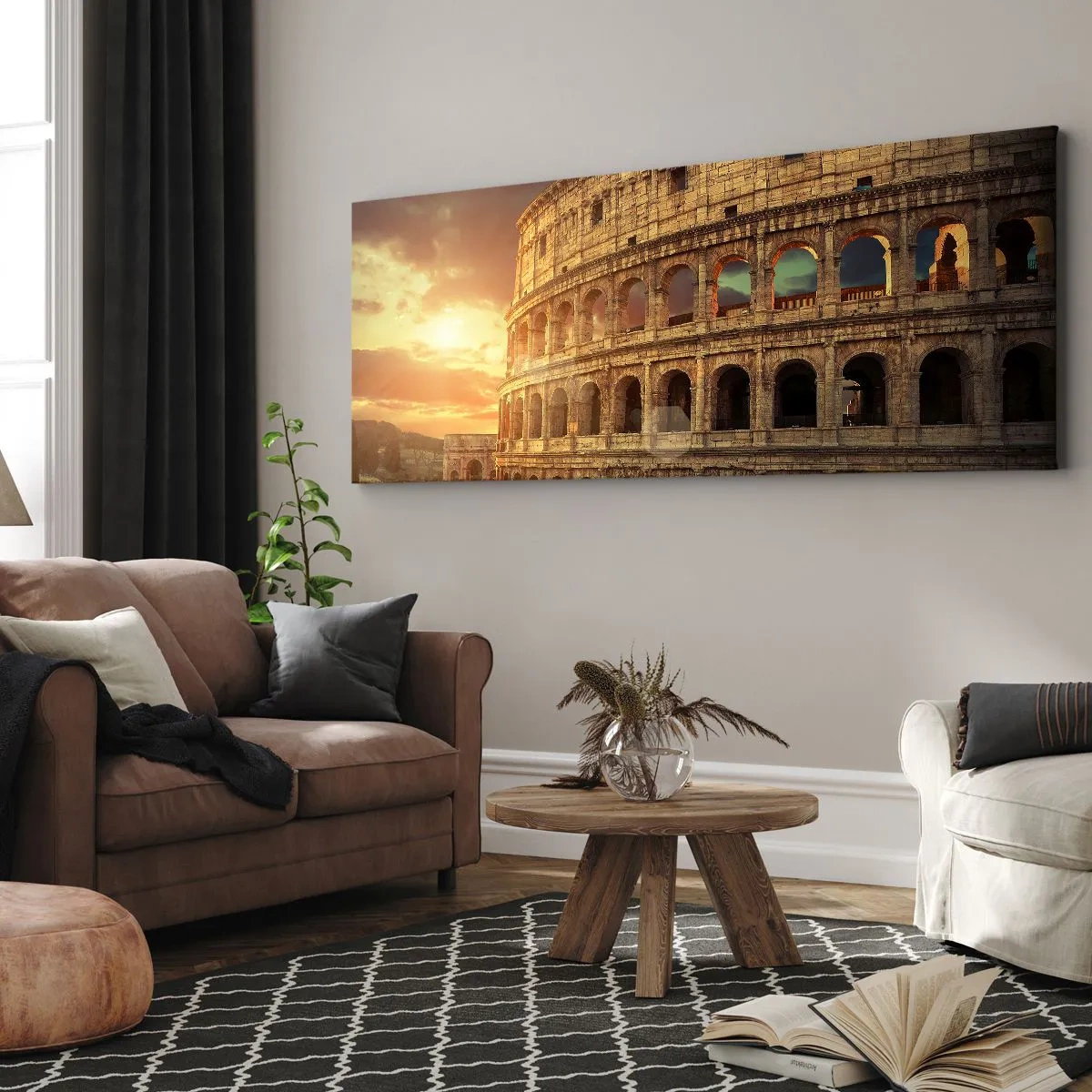 Schilderen op canvas - Een kolossale indruk - 100x40 cm