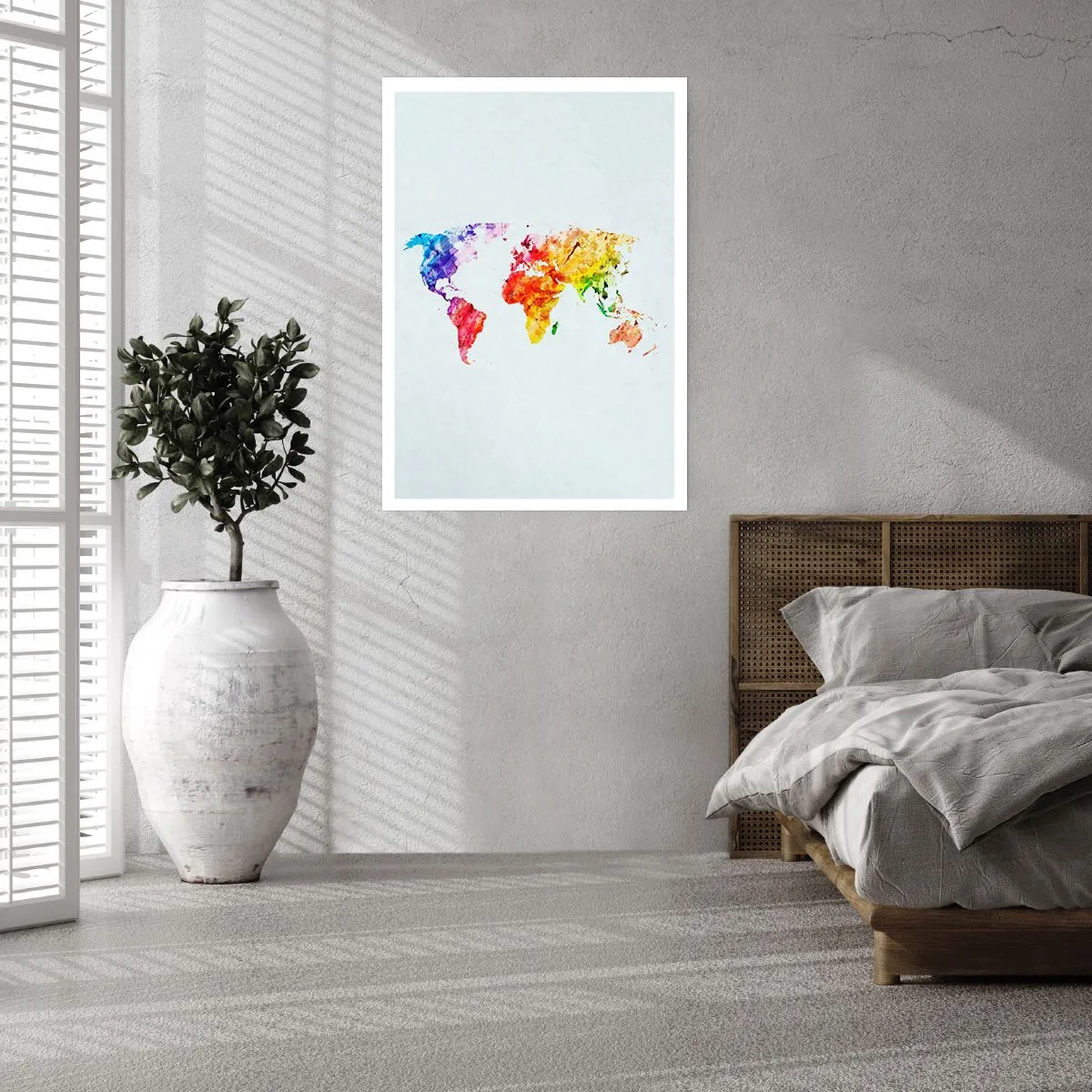 Poster - Alle kleuren van de wereld - 61x91 cm