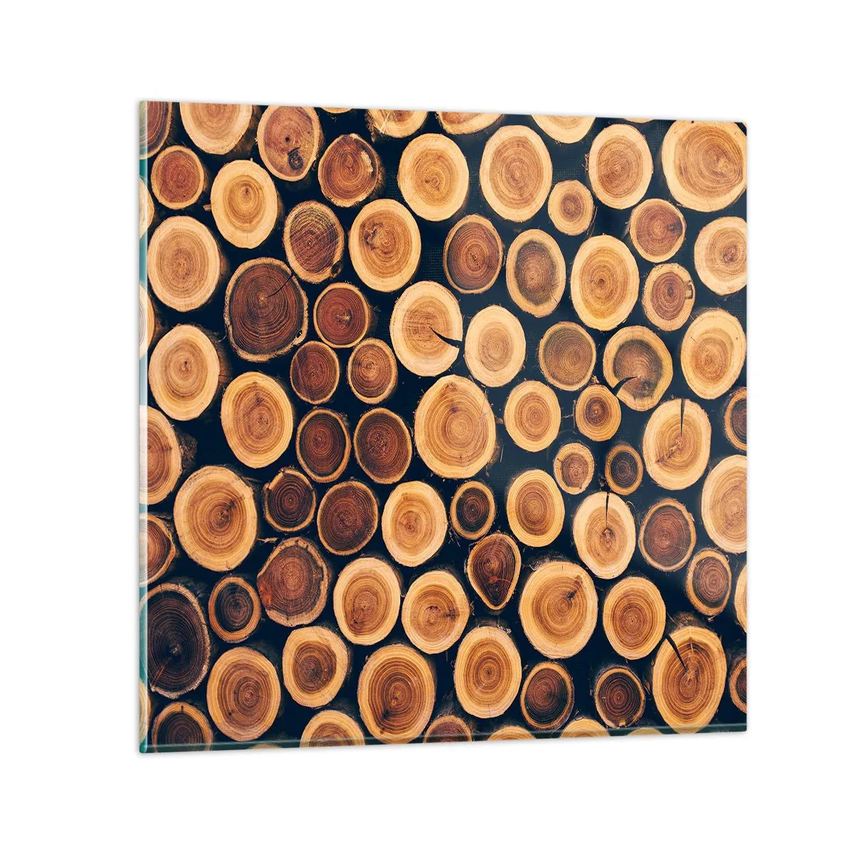 Schilderen op glas - Hoe oud zie ik eruit? - 30x30 cm