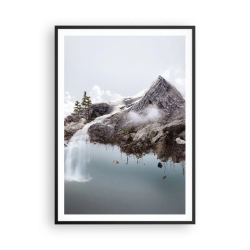 Poster in een zwarte lijst - Gezien met het oog van een surrealist - 70x100 cm