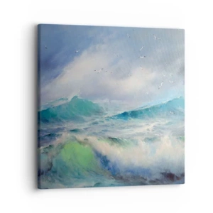 Schilderen op canvas - 'De wervelwind huilde van triomf...' - 30x30 cm